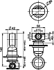 Смеситель Webert Opera OA880101985 с внутренней частью графит