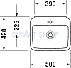 Раковина 50 см Duravit PuraVida 720500000