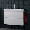 Тумба с раковиной Berloni Bagno Form FO BS03 75 белый глянцевый