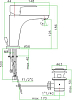 Смеситель для раковины с донным клапаном Fiore Kera 88NN5515