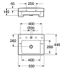 Раковина Gustavsberg Artic GB1145500101 белый