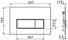 Система инсталляции для унитазов AlcaPlast AM101/1120-4:1 RU M578-0001 кнопка смыва черный