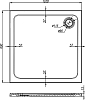 Поддон для душа Sturm Burg 120x80x13