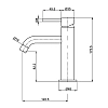 Смеситель для раковины AQUAme Siena AQM6210BG золото