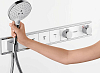 Термостат для душа Hansgrohe RainSelect 15357400, белый хром