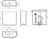 Бачок для унитаза Ideal Standard Tonic K403501 подвод снизу бачка
