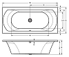 Акриловая ванна Riho Lima 190х90 BB4800500000000_JOY2 белый