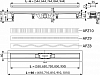 Душевой лоток AlcaPlast APZ106-750 без решетки