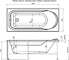 Акриловая ванна Aquanet West 160х70 00204054