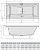 Акриловая ванна Alpen Marlene 180х80 72034