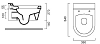 Подвесной унитаз Catalano Zero VS54