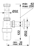 Сифон для раковины Styron STY-534-2 белый