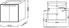 Тумба под раковину 55 см Jacob Delafon Struktura EB1280-E16 коричневый