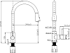 Смеситель для кухни Domaci Ливорно WFD04093