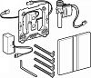 Кнопка смыва Geberit Sigma 50 116.036.QF.1 латунь