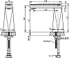 Смеситель для раковины Bravat Diamond F118102C-1-ENG, хром