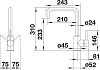 Смеситель Blanco Mili 524212 для кухонной мойки