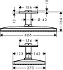 Верхний душ Hansgrohe Rainmaker Select 460 1jet 24002400