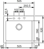 Кухонная мойка 58 см Franke Maris MRG 610-58 3,5" 114.0198.952, шоколад