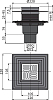 Душевой трап AlcaPlast APV4344