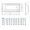 Акриловая ванна Koller Pool Orion ORION150X70 белый