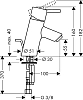 Смеситель для ванны с душем Hansgrohe Talis S 3242000/3202000 хром