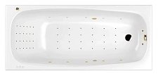 Акриловая ванна Whitecross Layla Slim 170х75 0122.170075.100.NANO.GL золото, белый
