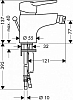 Смеситель для биде Hansgrohe Metropol 14210000, хром