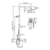 Душевая система WasserKRAFT серия A A199.118.141.010.CH Thermo хром