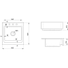 Кухонная мойка Domaci Сиена 50166-112 3 holes черный