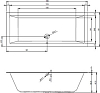 Акриловая ванна Riho Lugo 190х80 B135001005