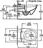 Комплект Подвесной унитаз Jacob Delafon Presquile E4440 + Инсталляция Geberit Платтенбау 458.125.21.1 4 в 1 с кнопкой смыва + Шумоизоляция