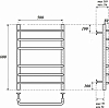 Полотенцесушитель электрический Point PN09156E П6 500x600 левый/правый, хром