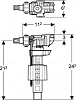 Впускной клапан Geberit Unifill 240.705.00.1