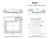 Раковина SuperSan Kar-D1 белый