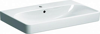 Тумба с раковиной Geberit Smyle Square 75 500.353.00.1-500.249.01.1 белый