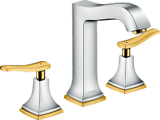 Смеситель для раковины Hansgrohe Metropol Classic 31331090, хром золото