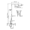 Душевая система WasserKRAFT серия A A199.119.103.010.CH Thermo хром