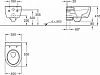 Комплект подвесного унитаза Geberit iCon 204060000 с инсталляцией Geberit Duofix Delta 458.124.21.1 и сиденьем Geberit iCon 574130000