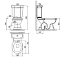 Напольный унитаз Creavit Klasik KL301/KL410/IT5030