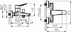 Смеситель для ванны Ferro Espacio BES1, хром