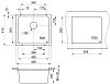 Мойка кухонная Granula 3601, ШВАРЦ черный