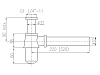 Сифон для раковины Rav Slezak MD0545Z золото