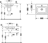 Раковина 50 см Duravit 2 Nd Floor 0790500000