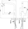 Смеситель Rossinka Z Z35-32 для кухонной мойки