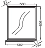 Зеркало Jacob Delafon Vivienne EB1596-E70 коричневый