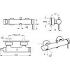 Смеситель для ванны VitrA Origin A4261936 черный