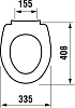 Крышка-сиденье для унитаза Jika Era 8.9153.0.000.000.1 с микролифтом