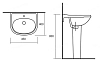 Раковина Comforty 891 белый