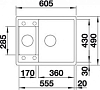 Кухонная мойка Blanco Metra 6-F 519134 антрацит